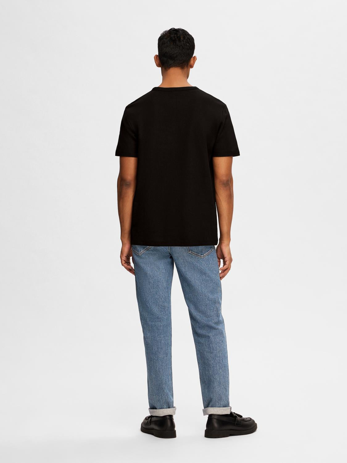 SELECTED HOMME - JOSEPH T-Shirt - Black